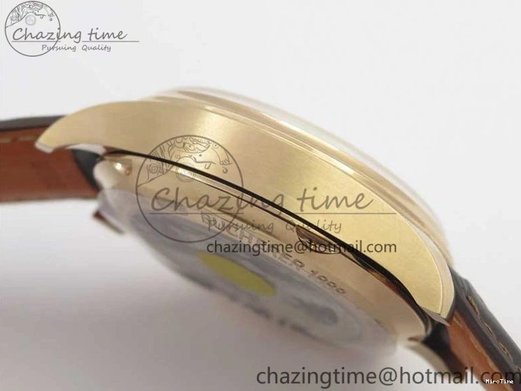 MIROTIME 0101 Portugieser Chrono  42 IW390406 RG ZF 1:1 Best Edition Blue Dial on Brown Leather Strap A Durable 7129